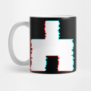 White Bear / Bandersnatch Glitched Mug